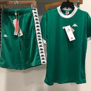 NWT KAPPA 2pc set Short & T-Shirt L